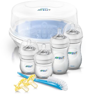 feeding bottle with sterilizer