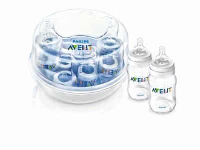 avent set with sterilizer and bottle warmer