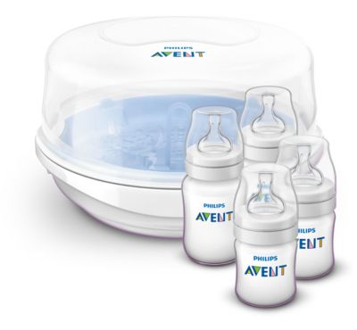 philips avent bottle sterilizer microwave