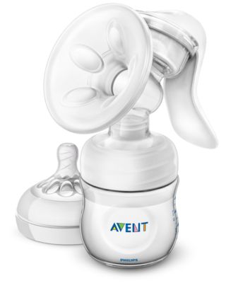 Buy Manual Breast Pump With Bottle 