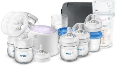 electric breast pump set