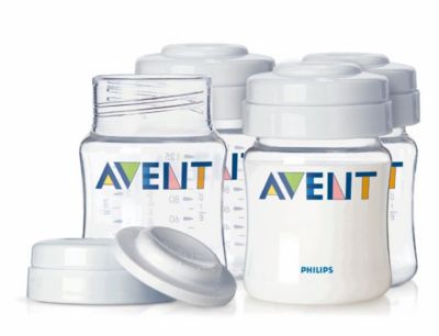 philips avent breast milk storage bottles