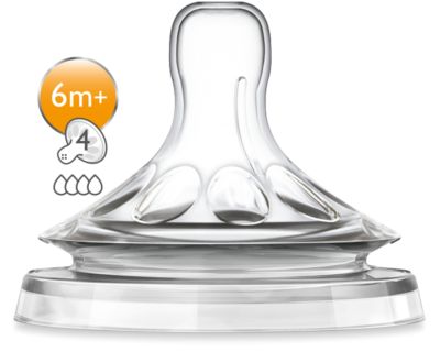 baby bottle teats sizes avent