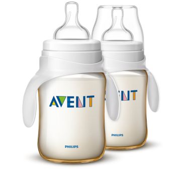 SCF663/29 Avent 经典系列 PES 婴儿奶瓶 带把手