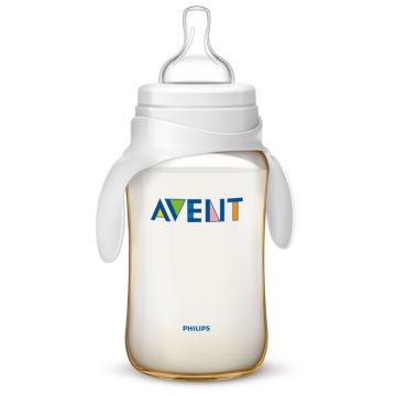 SCF666/19 Avent 经典系列 PES 婴儿奶瓶 带把手