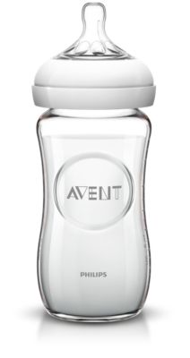 Natural glass baby bottle SCF673/17 | Avent