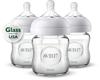 philips avent glass baby bottles