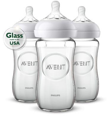 philips avent glass bottle