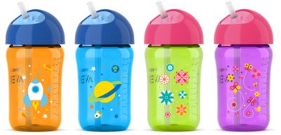 avent straw bottle