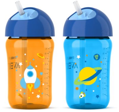 avent straw bottle