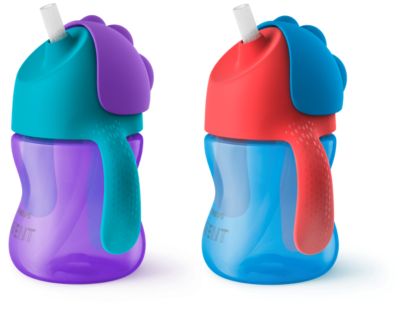 avent straw bottle