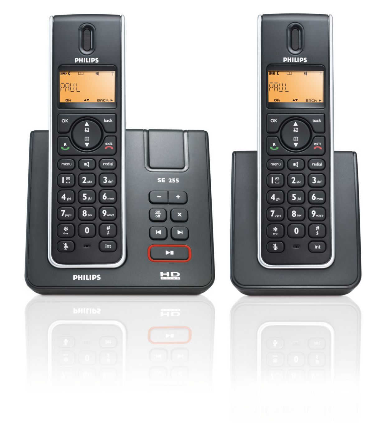 Schnurlostelefon mit Anrufbeantworter SE2552B/38 | Philips