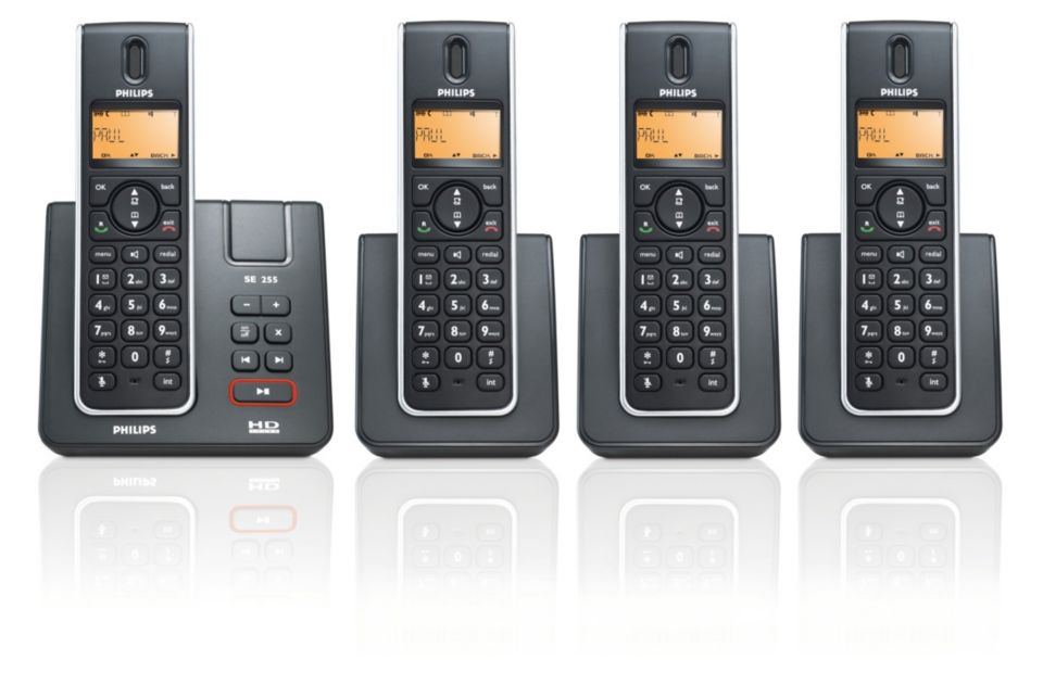 Cordless phone answer machine SE2554B/05 Philips