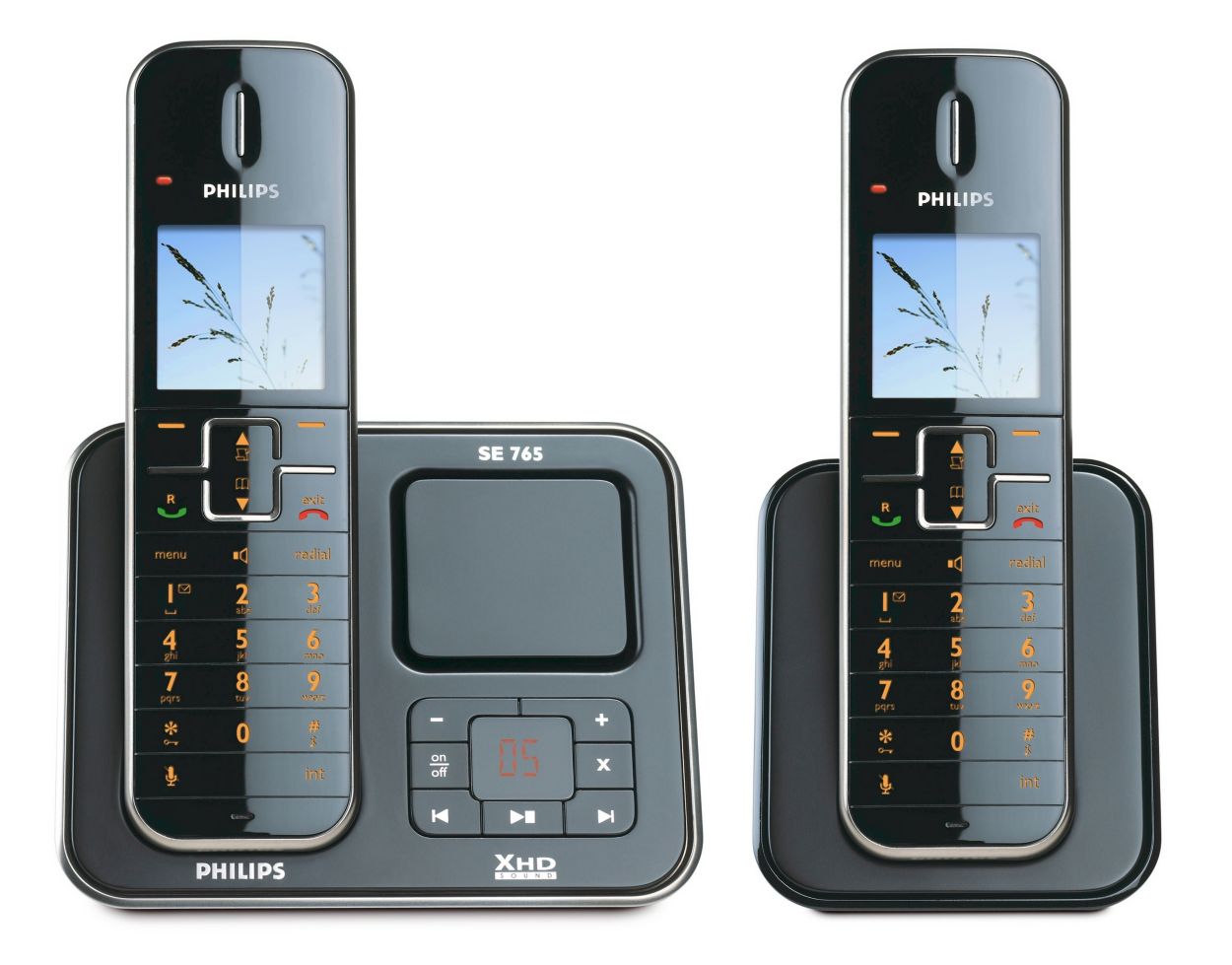 Téléphone fixe sans fil avec répondeur SE7652B/22