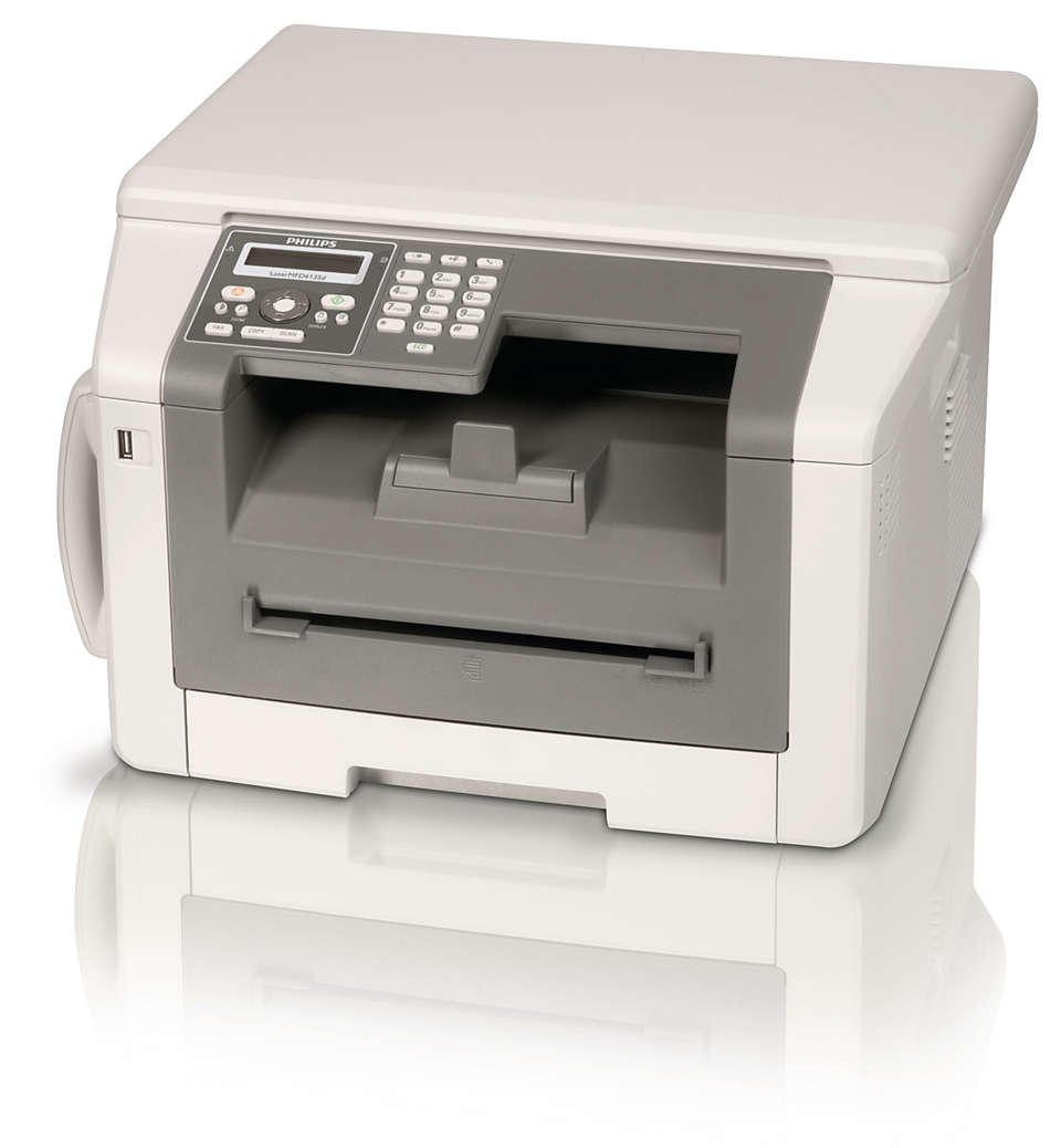 Duplex laserfax voor faxen, bellen, kopiëren en afdrukken