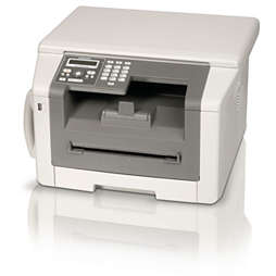 Laserfax med printer og telefon