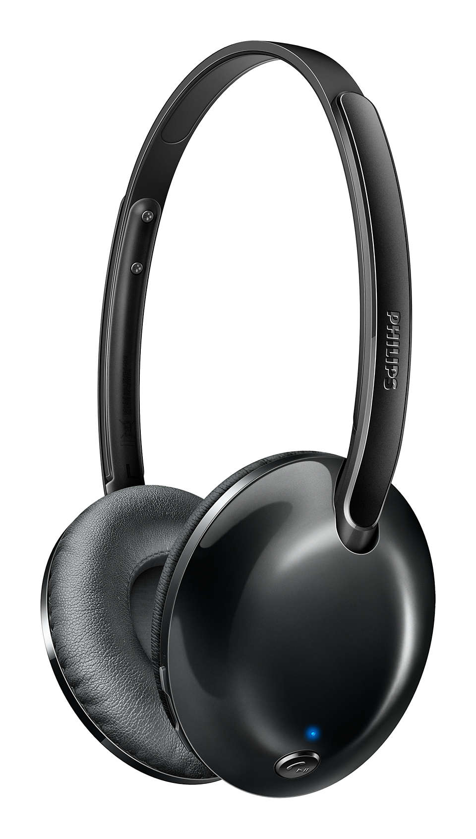 Ultraleicht, 9 Stunden Akku, Fernbedienung schwarz Philips SHB4405BK Flite Ultrlite On-Ear Bluetooth Kopfhörer mit Mikrofon 