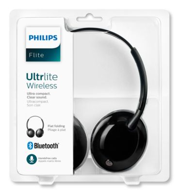 philips slim fold bluetooth headphones