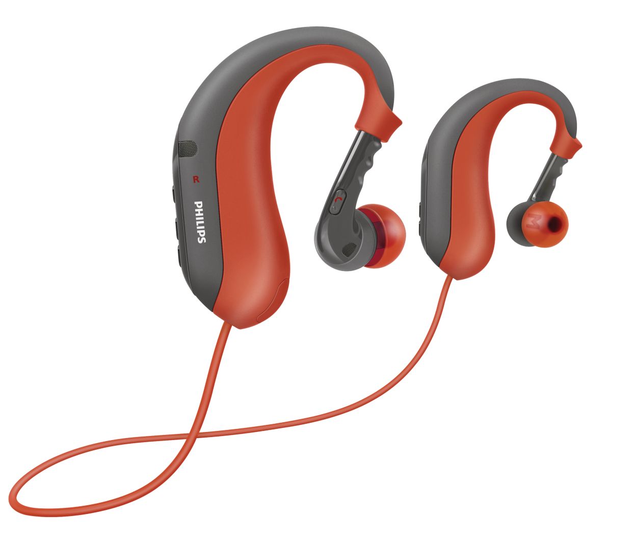 E44-Casque tour d'oreille philips à 16,90 € (Écouteurs pour le sport)