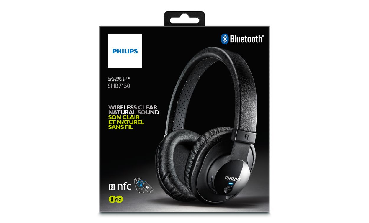 Philips Shb7150fb Auriculares Bluetooth C/nfc Neodimio 50mw