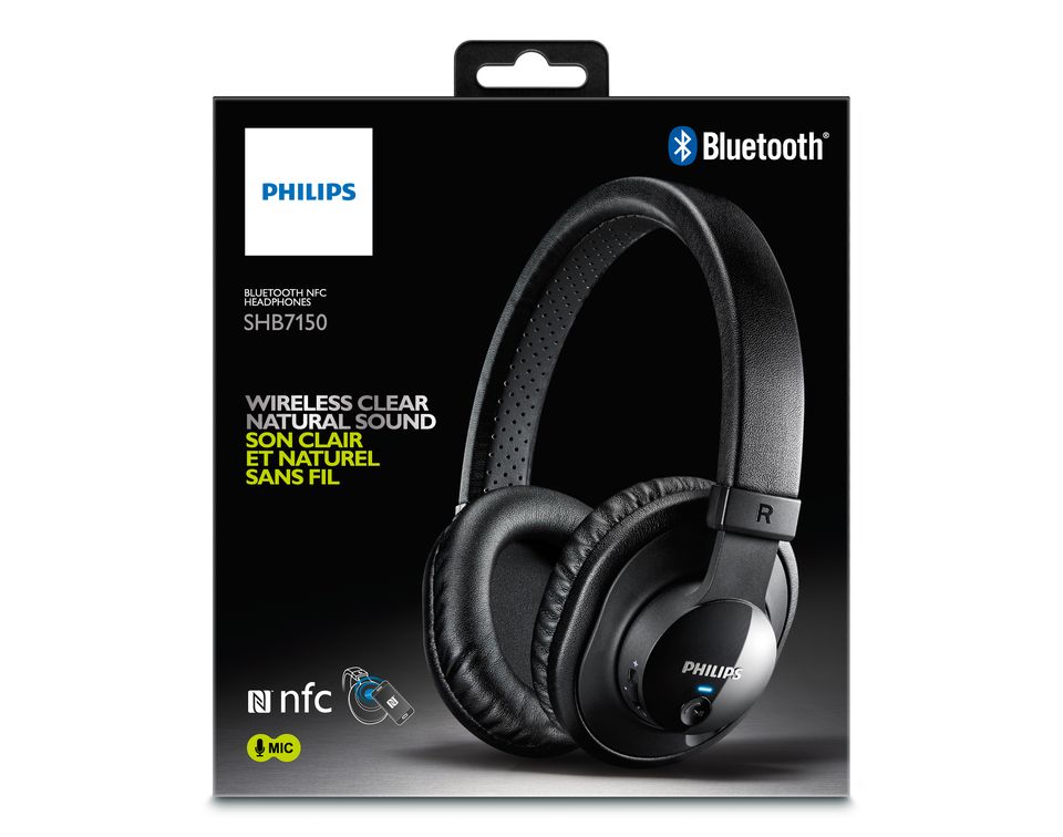 Auriculares inalámbricos con Bluetooth® SHB7150FB/00