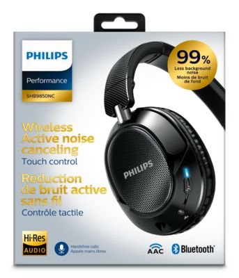 philips wireless noise cancelling headphones