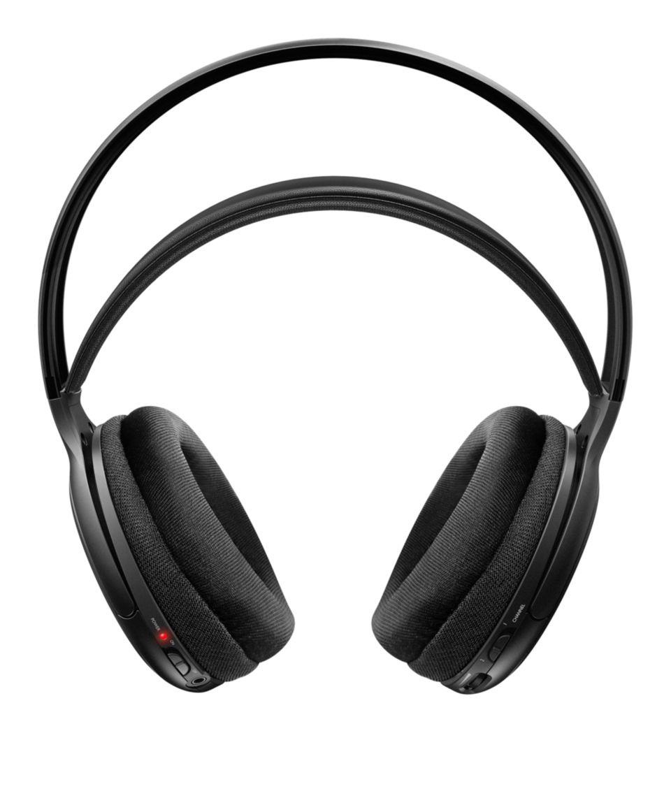 Philips Audio SHC5200/10 Casque TV Sans Fil, Casque HiFi  (Supra-auriculaire, Haut-parleur 32 mm, Transmission FM Sans Fil,  Conception Ultralégère et Confortable, Entièrement Rechargeable) Noir :  : High-Tech