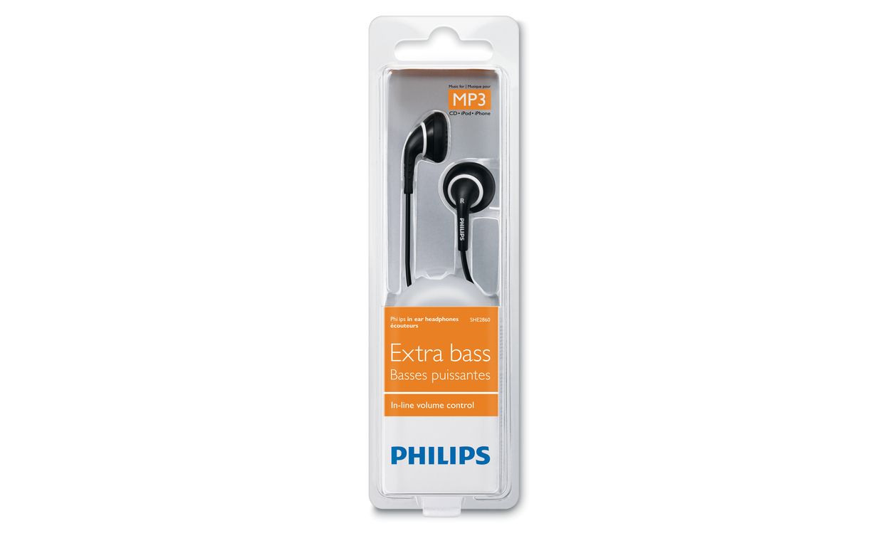 Philips headphones extra bass best sale basses puissantes