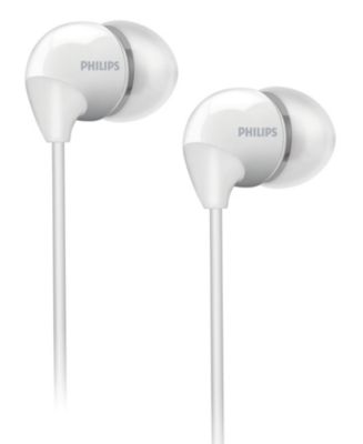 white in ear headphones