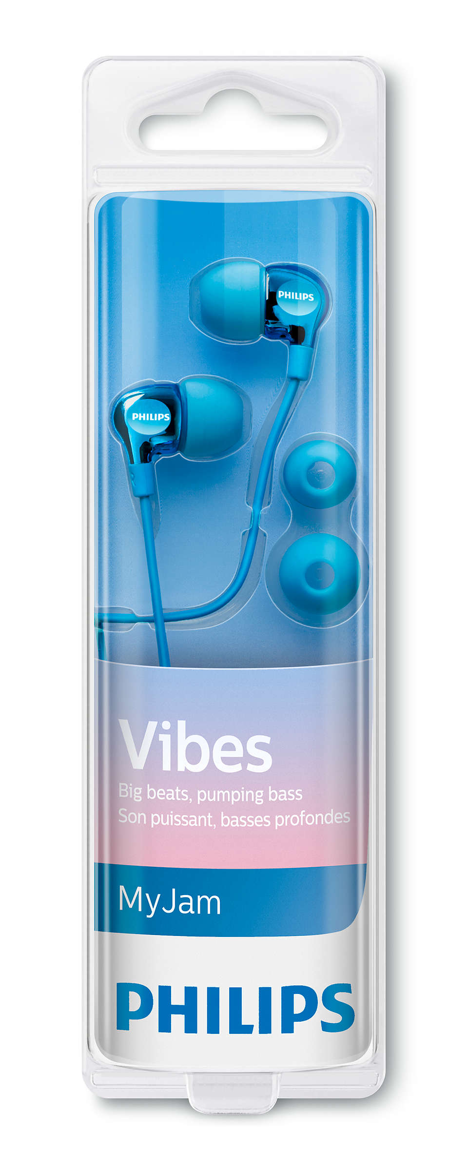 Philips SHE3700LB In-ear Headphones SHE3700 Light Blue 