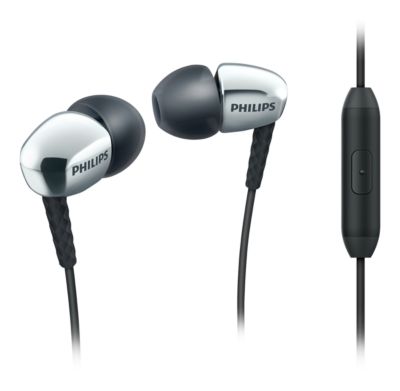 philips bass  wired headphones with mic