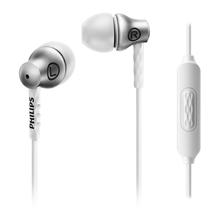 SHE8105SL/00  In ear headphones with mic