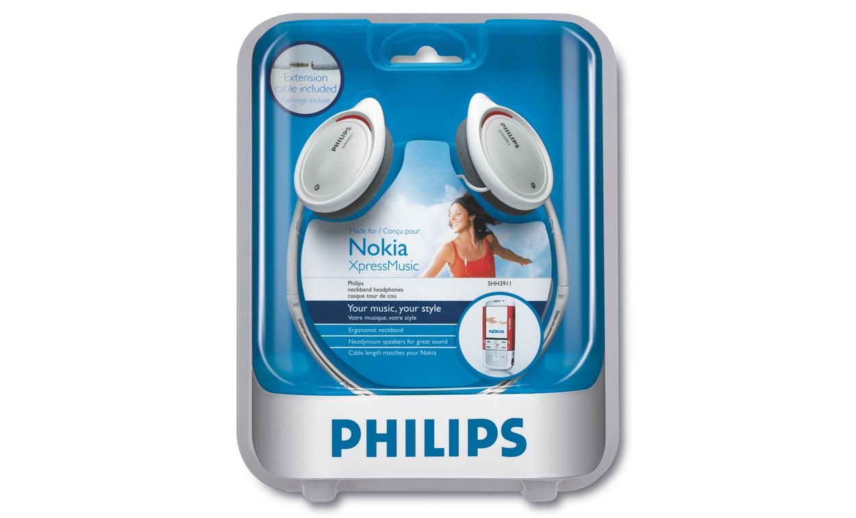 Philips neckband shs390 online headphone