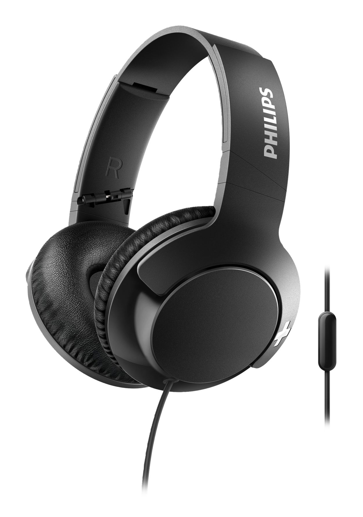 BASS+ Headphones with mic SHL3175BK/00 | Philips