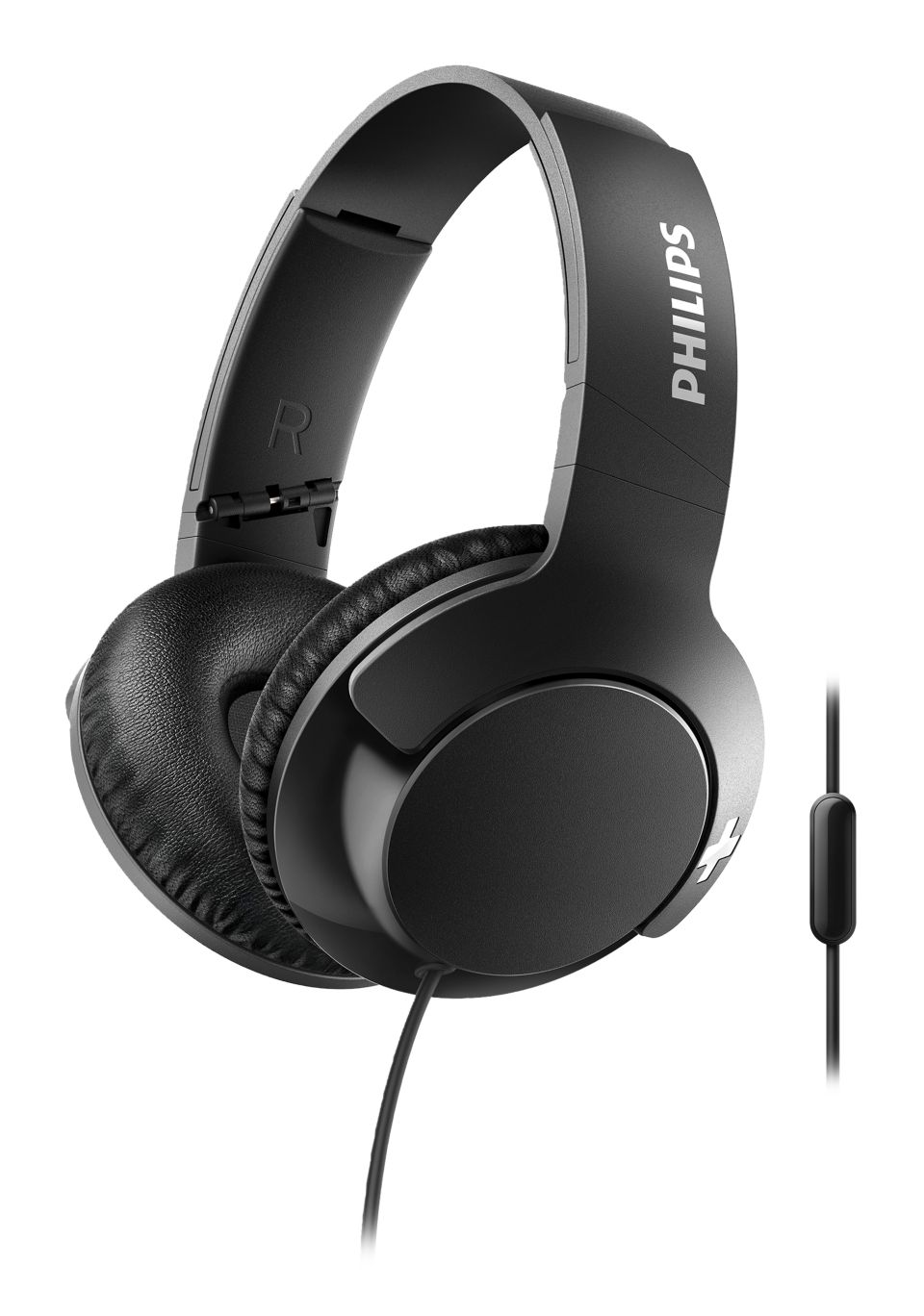 BASS+ Headphones with mic SHL3175BK/00 Philips