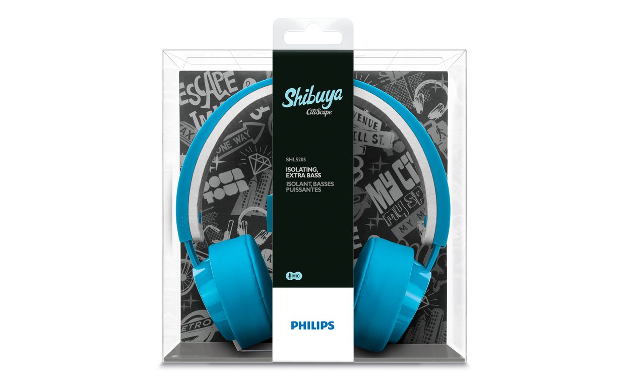 Philips headphones extra bass best sale basses puissantes