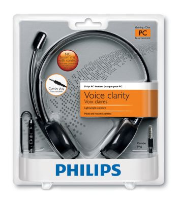 philips headphones with mic for pc