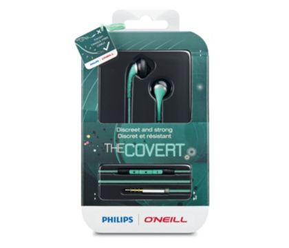 Philips she1525bk 94 discount wired headset with mic