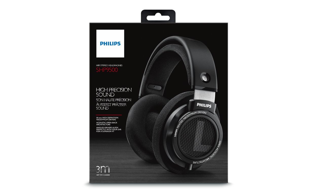 HiFi Stereo Headphones SHP9500/00 | Philips