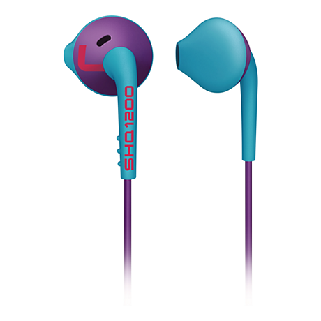SHQ1200PP/98 ActionFit Sports in ear headphones