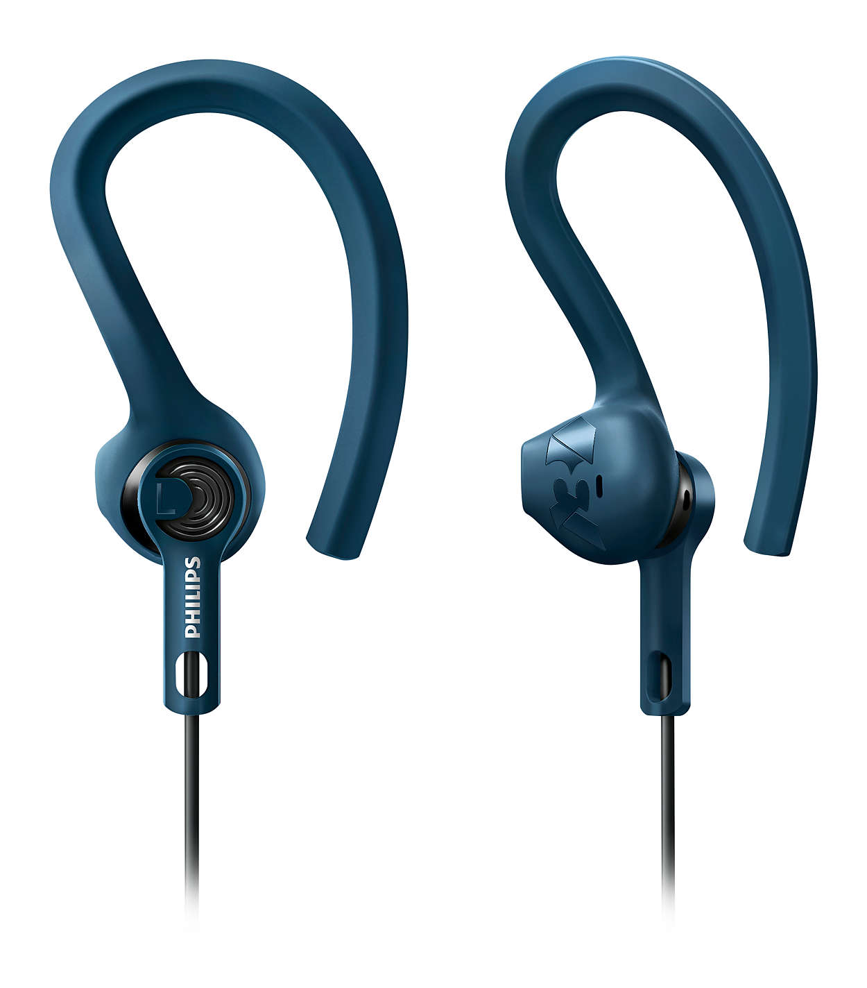 along morale Uplifted ActionFit Sports headphones SHQ1400BL/27 | Philips
