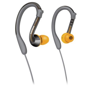 ActionFit SHQ3000GY Earhook Headphones