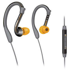 Audífonos deportivos con soporte para las orejas