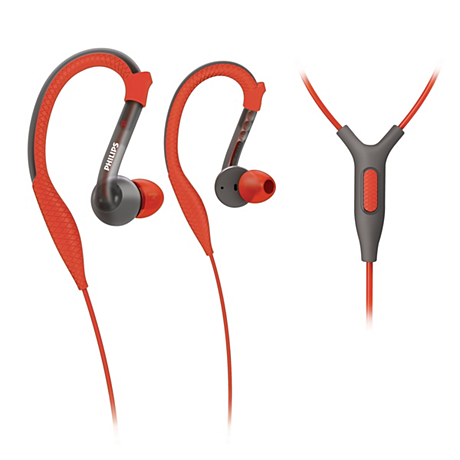SHQ3205/10  Auscultadores desportivos com gancho para as orelhas
