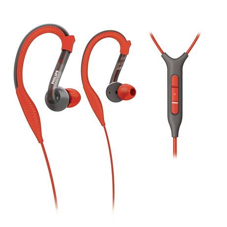 SHQ3217/10  Auscultadores desportivos com gancho para as orelhas