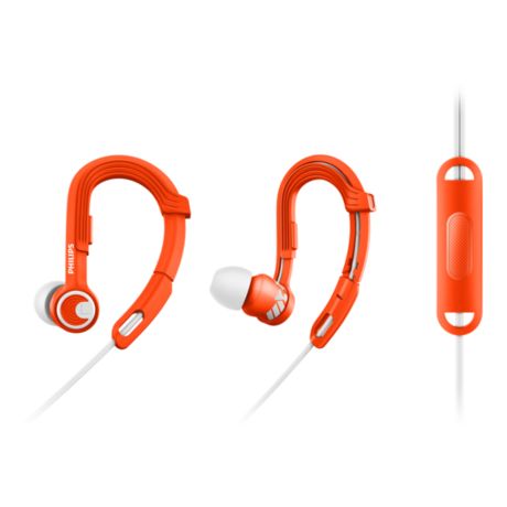 SHQ3305OR/00 ActionFit Sporthörlurar med mikrofon