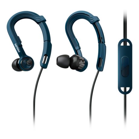 SHQ3405BL/00 ActionFit Căşti sport cu microfon