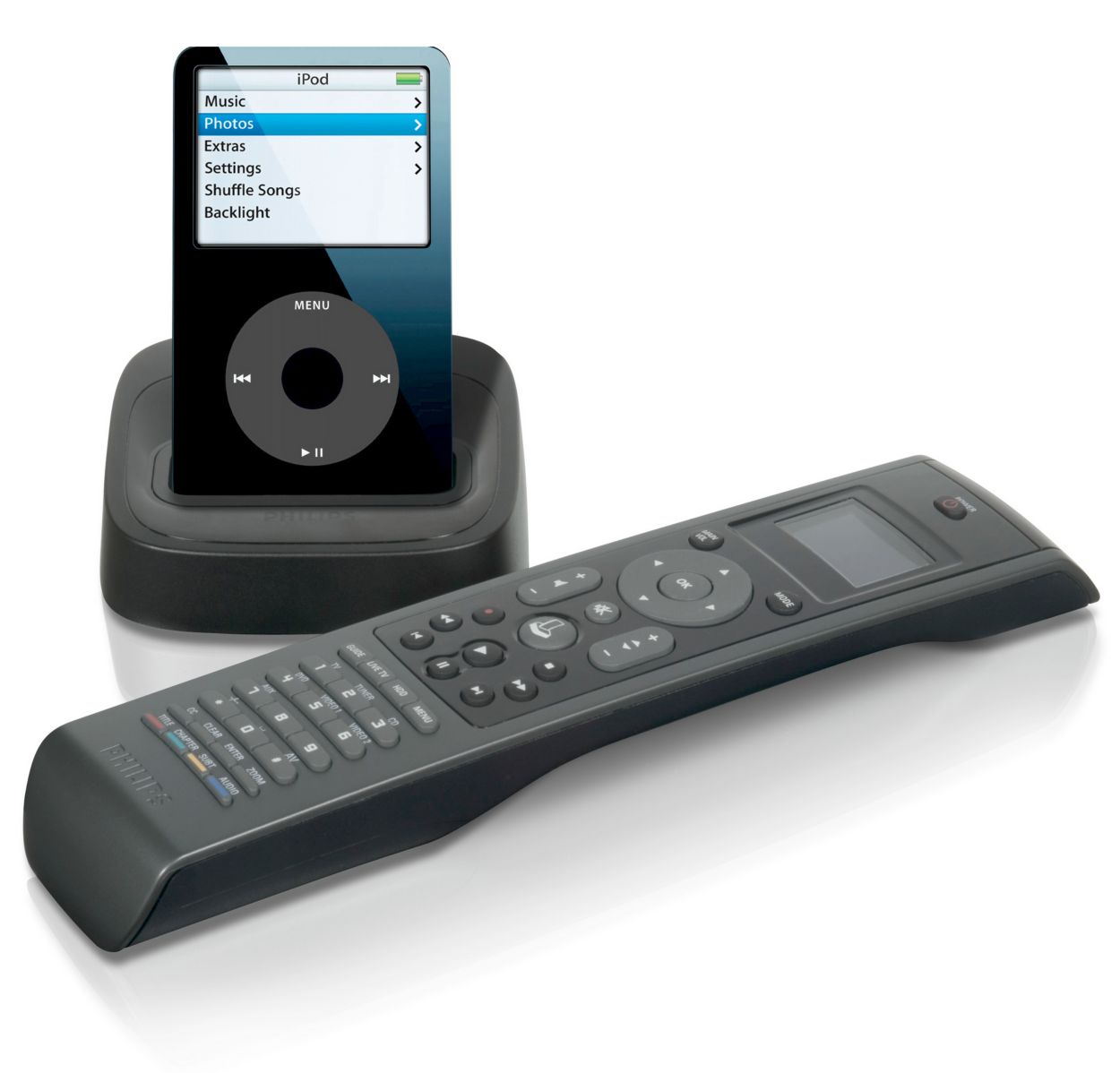 View iPod on remote