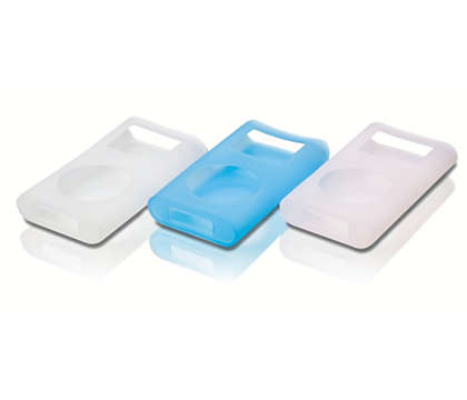 Protect and carry your iPod in 3 stylish colours