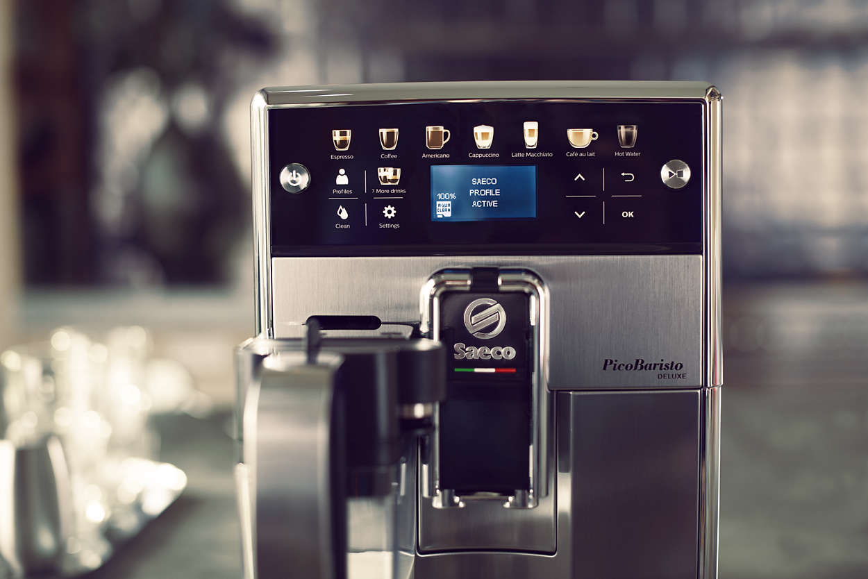 Saeco PicoBaristo Deluxe automatikus kávégép | Philips Saeco PicoBaristo Deluxe automatikus kávégép | Philips